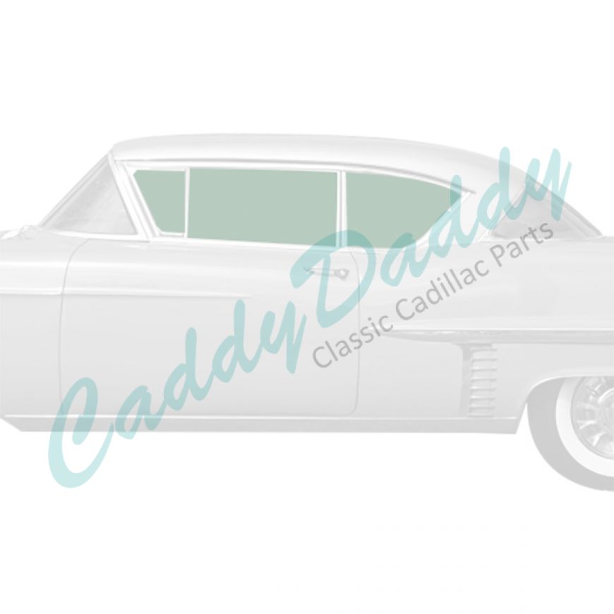 1957 1958 Cadillac 2-Door Hardtop Coupe Glass Set (6 Pieces) PREPRODUCTION Free Shipping In The USA