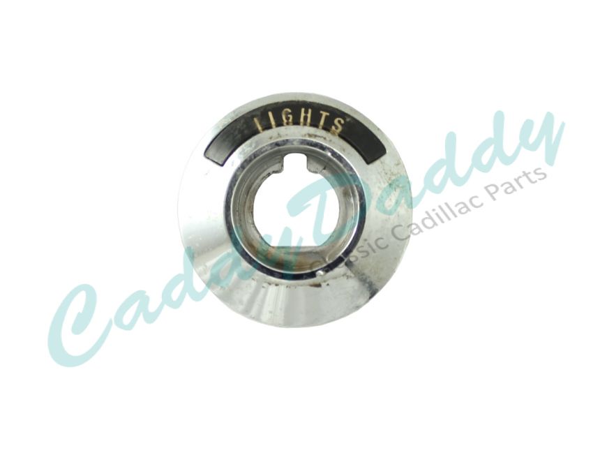 1957 Cadillac Headlight Switch Bezel Escutcheon USED Free Shipping In The USA (See Details)