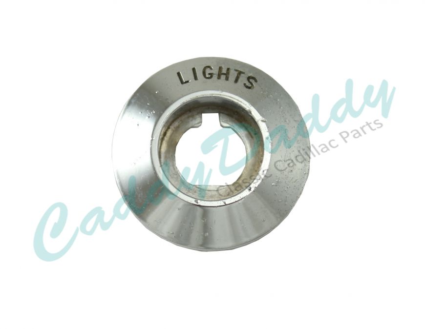 1958 Cadillac Headlight Switch Bezel Escutcheon USED Free Shipping In The USA (See Details)
