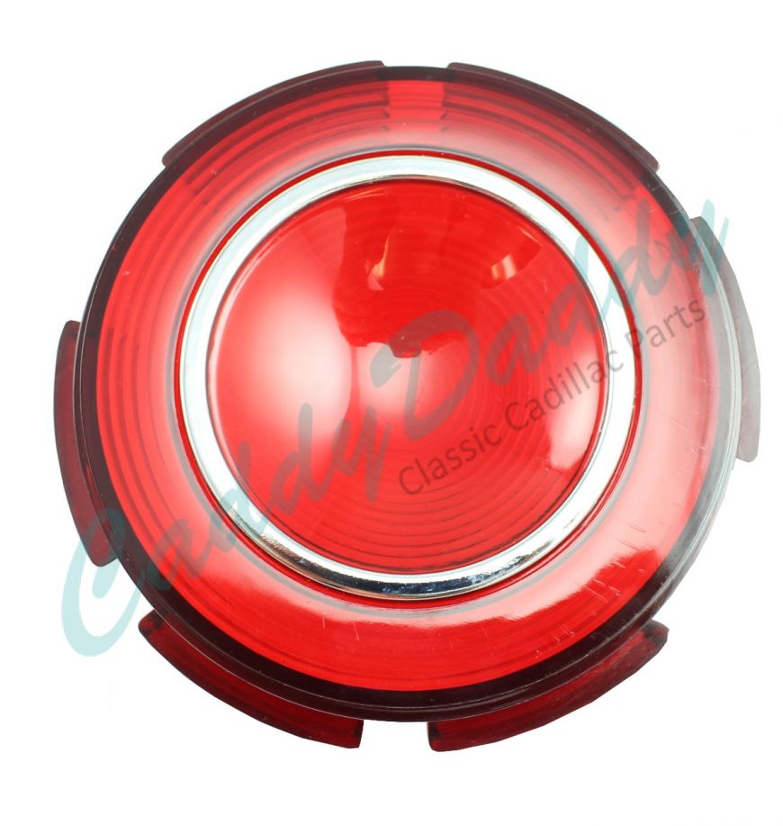 1960 Cadillac Round Tail Light Lens (In Bumper) REPRODUCTION Free Shipping In The USA