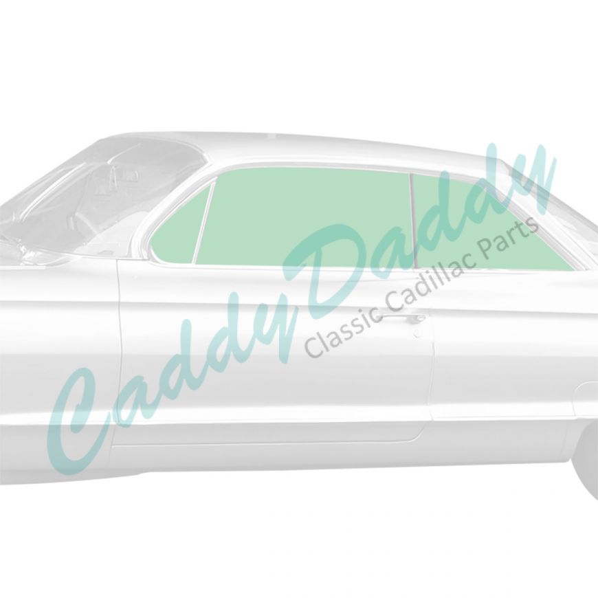 1961 Cadillac Series 62 and Deville 2-Door Hardtop Glass Set (6 Pieces) REPRODUCTION Free Shipping In The USA