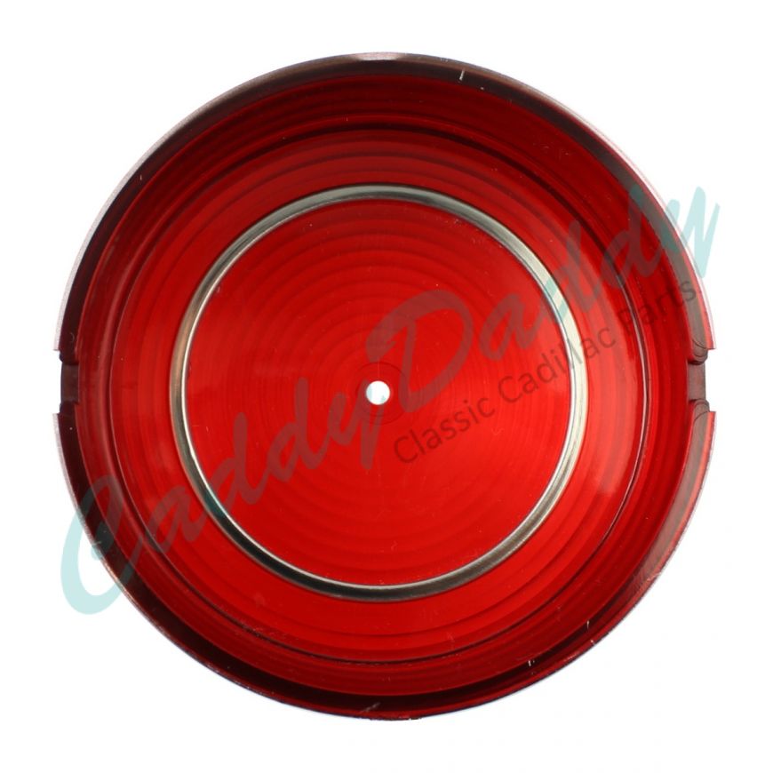 1961 Cadillac (EXCEPT Commercial Chassis) Round Tail Light Lens in Bumper REPRODUCTION Free Shipping In The USA