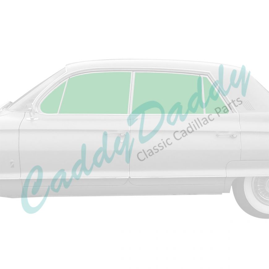 1961 1962 Cadillac Fleetwood Series 60 Special 4-Door Sedan Glass Set (8 Pieces) REPRODUCTION Free Shipping In The USA