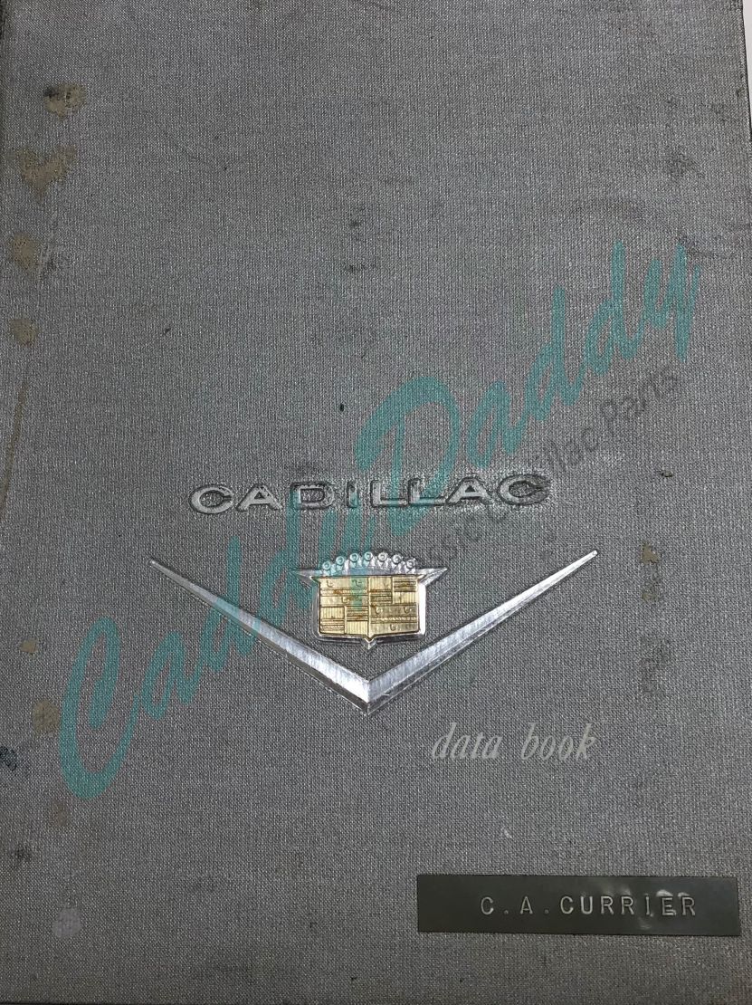 1963 Cadillac Dealer Data Book