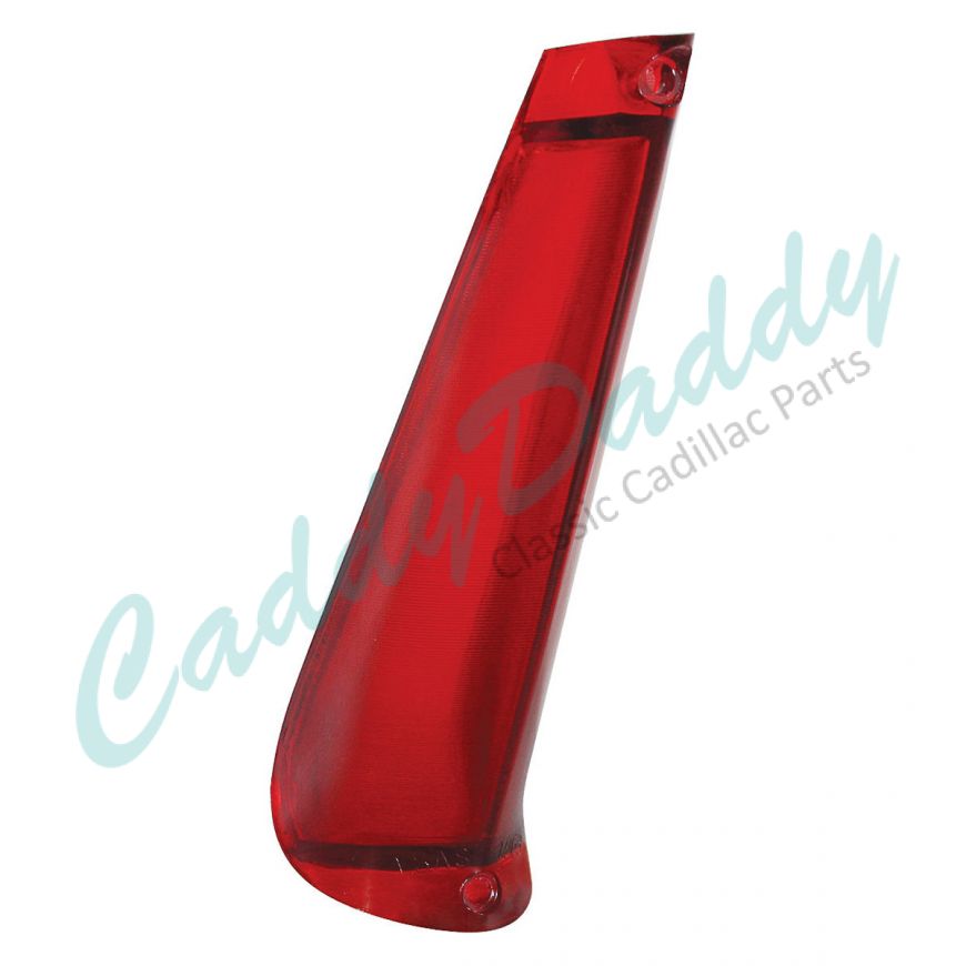 1963 Cadillac (EXCEPT Series 75 Limousine and Commercial Chassis) Tail Light Fin Lens REPRODUCTION Free Shipping In the USA