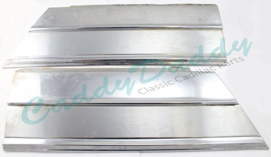 1964 Cadillac Eldorado And Fleetwood Series 60 Special Lower Front Fender Molding (1 Pair) USED Free Shipping In The USA 