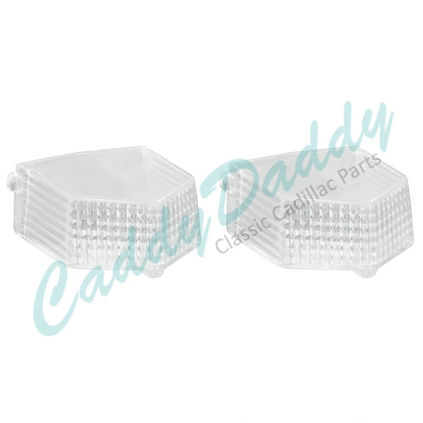1969 Cadillac (EXCEPT Eldorado) Back Up Lenses 1 Pair REPRODUCTION Free Shipping In The USA