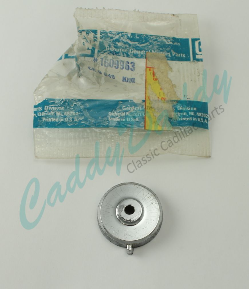 1977 1978 1979 1980 Cadillac (See Details) Radio Speaker And Tone Control Knob NOS