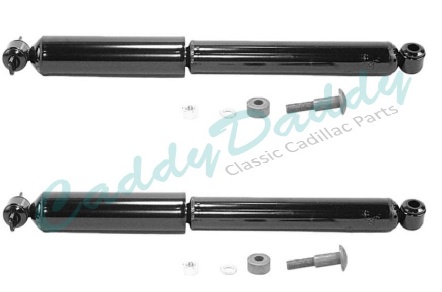 1983 1984 1985 1986 1987 1988 1989 1990 Cadillac (See Details) Deluxe Gas Charged Rear Shock Absorbers 1 Pair REPRODUCTION Free Shipping In The USA  
