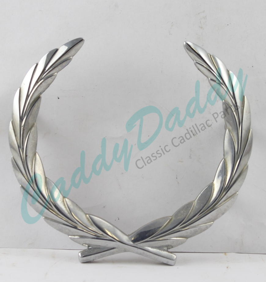 1987 1988 1989 1990 1991 1992 1993 Cadillac Allante Hood Emblem Wreath USED Free Shipping in the USA