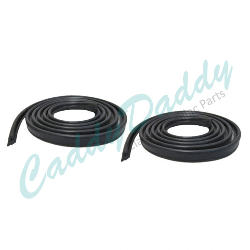 1936 1937 1938 1939 1940 1941 1942 1946 1947 1948 Cadillac (See Details) Fender Skirt Edge Rubber Weatherstrip 1 Pair REPRODUCTION Free Shipping In The USA