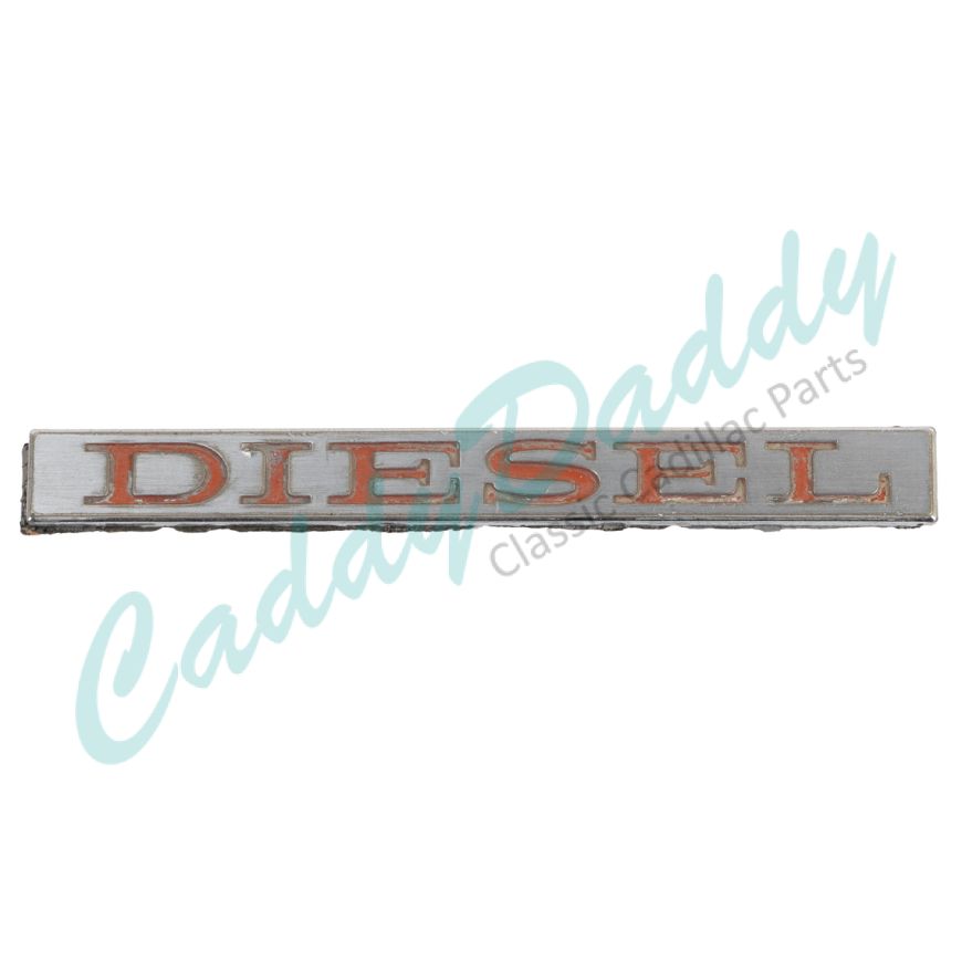 1978 1979 1980 1981 1982 1983 1984 1985 Cadillac (See Details) Diesel Front Fender And Trunk Plate USED Free Shipping In The USA