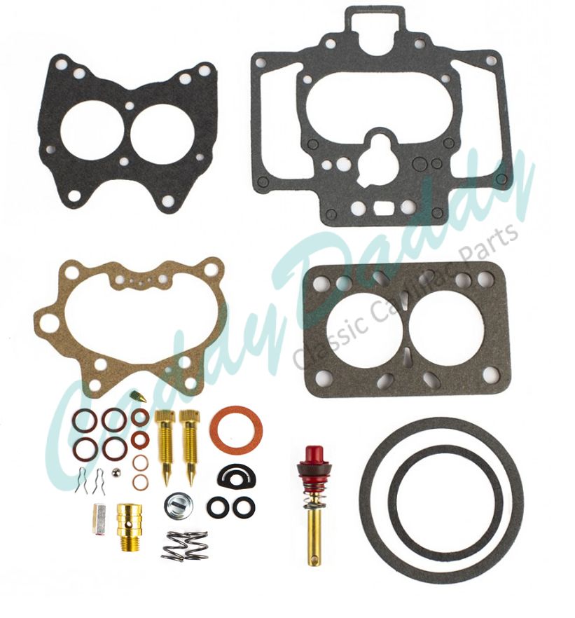 1946 1947 1948 1949 Cadillac Carter WCD 2-Barrel Carburetor Rebuild Kit REPRODUCTION Free Shipping In The USA