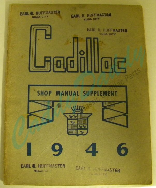 1946 Shop Manual Supplement Factory Original USED Free Shipping In The USA   
