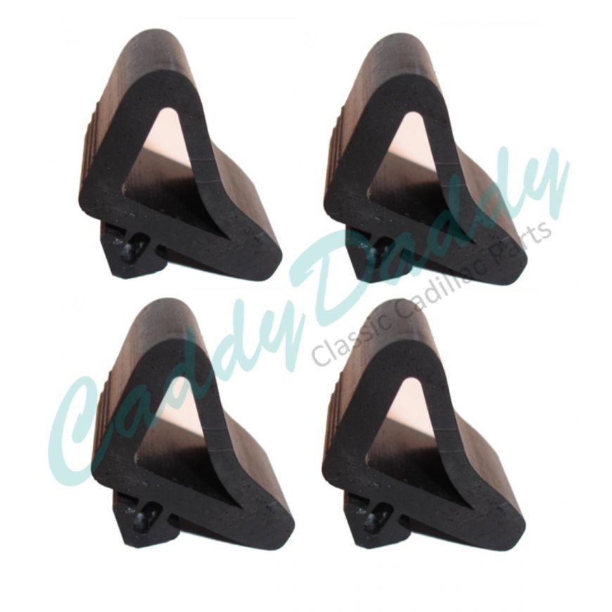 1967 1968 1969 1970 1971 1972 1973 1974 1975 1976 Cadillac (See Details) Hood To Fender Ledge Bumpers Set (4 Pieces) REPRODUCTION Free Shipping In The USA