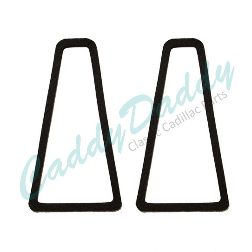 1964 1965 Cadillac (See Details) Tail Light Fin Gaskets 1 Pair REPRODUCTION