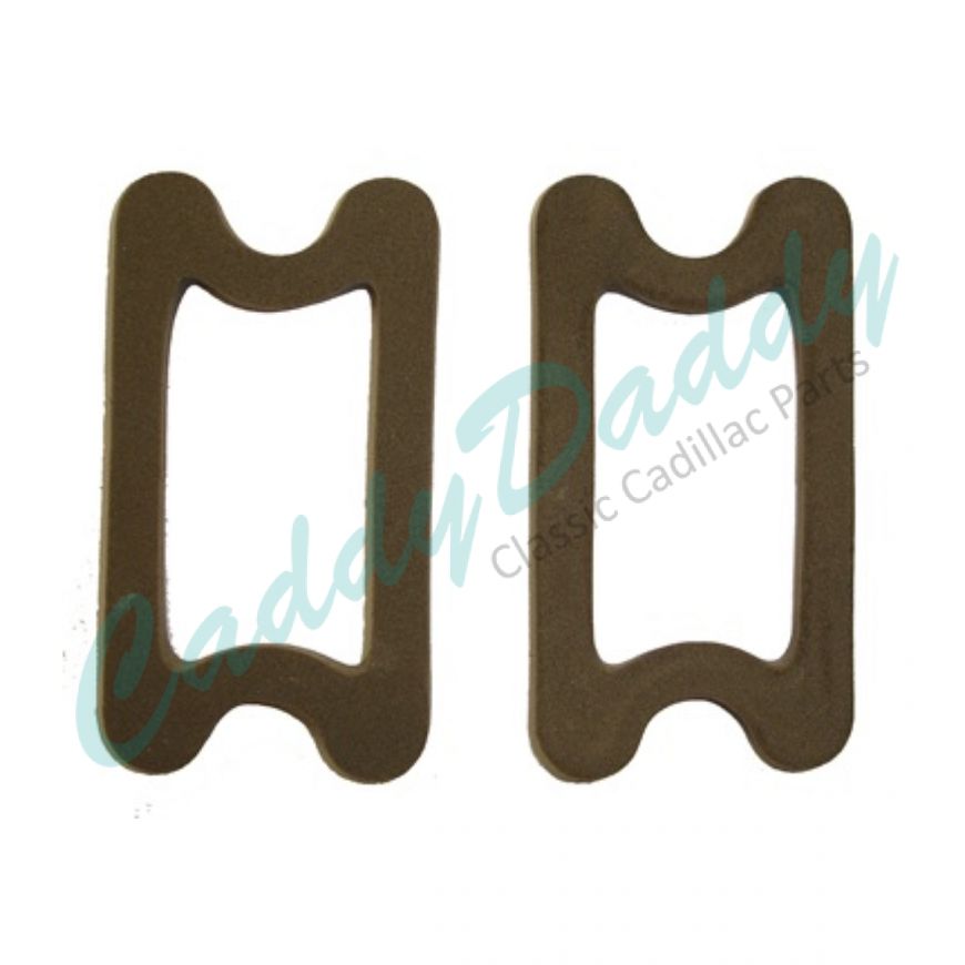 1965 1966 1967 1968 1969 1970 1971 1972 1973 1974 1975 Cadillac (See Details) License Plate Lens Gaskets 1 Pair REPRODUCTION
