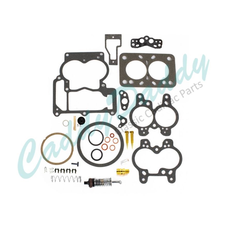 1958 1959 1960 Cadillac Rochester Tri-Power Center 2GC 2-Barrel Carburetor Rebuild Kit REPRODUCTION Free Shipping In The USA