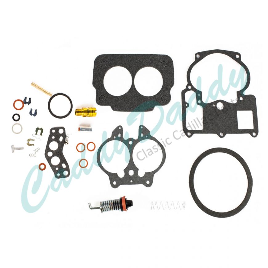 1959 1960 Cadillac Rochester Tri-Power Front and Rear 2GC 2-Barrel Carburetor Rebuild Kit REPRODUCTION Free Shipping In The USA
