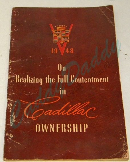 1948 Cadillac Owner's Manual