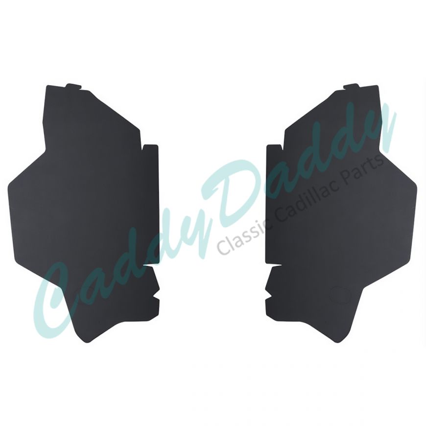 1981 Cadillac Seville Double Black Trunk Side Panels 1 Pair REPRODUCTION