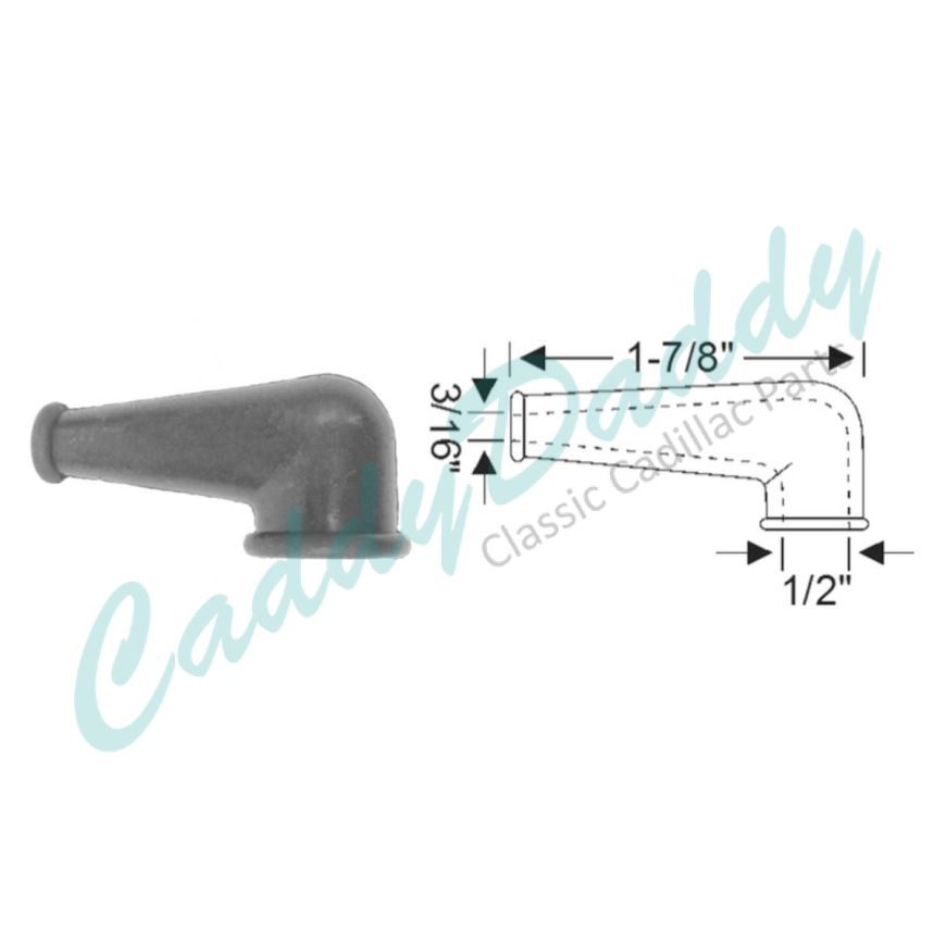 1939 1940 1941 1942 Cadillac Rubber Electrical Terminal Boot Generator or Ignition Coil REPRODUCTION