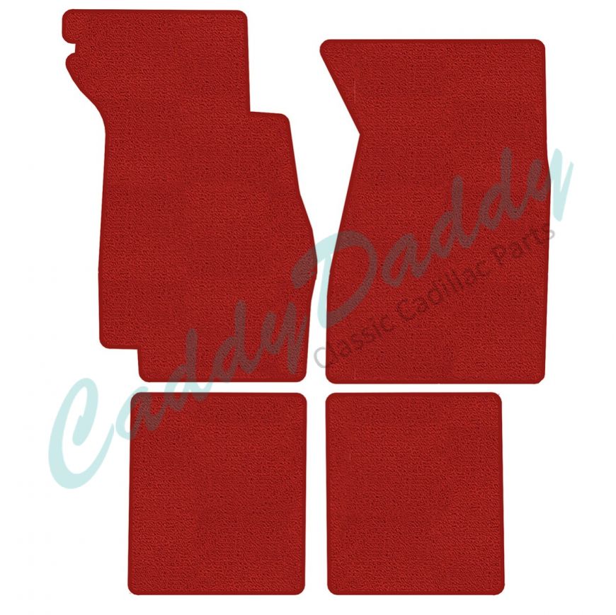 1971 1972 1973 Cadillac Coupe Deville Carpet Floor Mats 4 Pieces (Multiple Colors and Options) REPRODUCTION Free Shipping In The USA