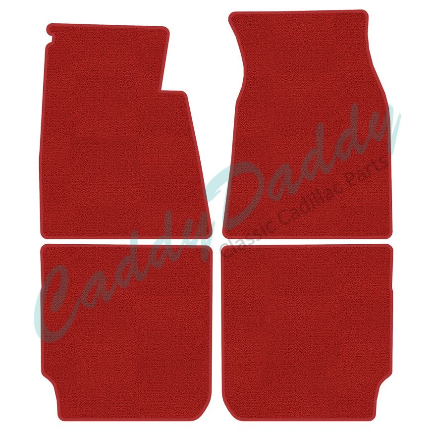 1961 1962 1963 1964 1965 1966 Cadillac Eldorado Carpet Floor Mats 4 Pieces (Multiple Colors and Options) REPRODUCTION Free Shipping In The USA