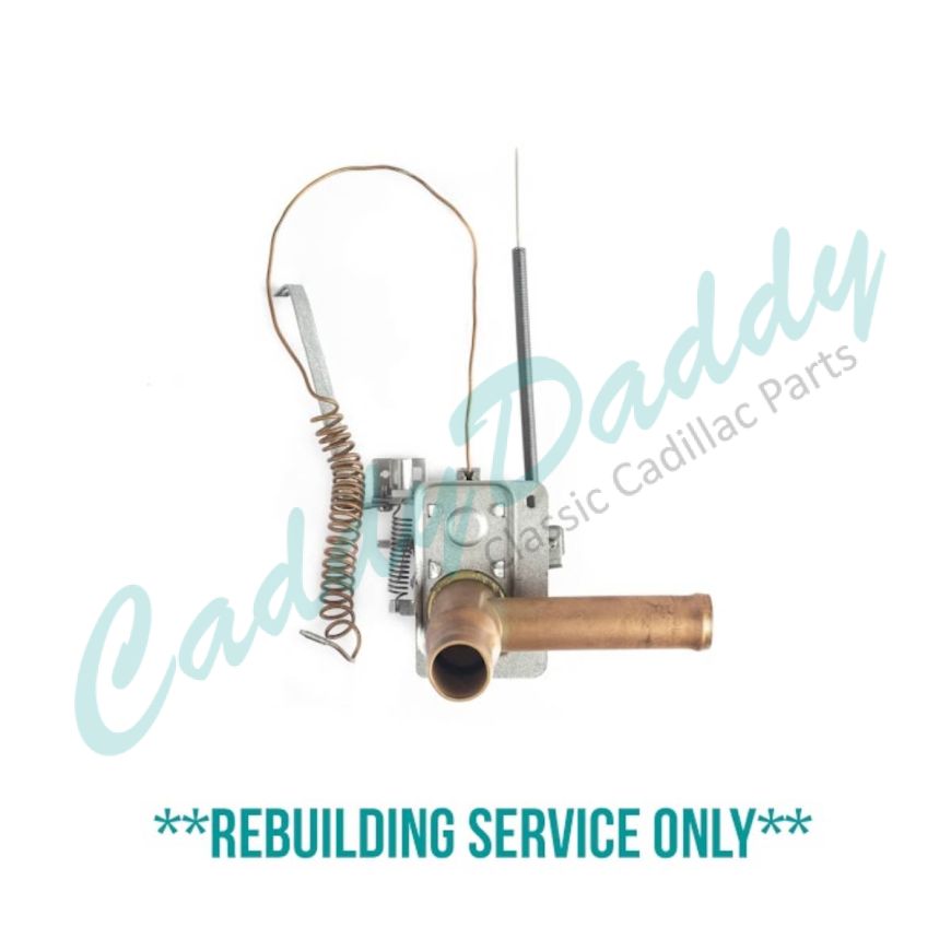 
1957 1958 Cadillac Heater Control Valve REBUILDING SERVICE Free Shipping In The USA

