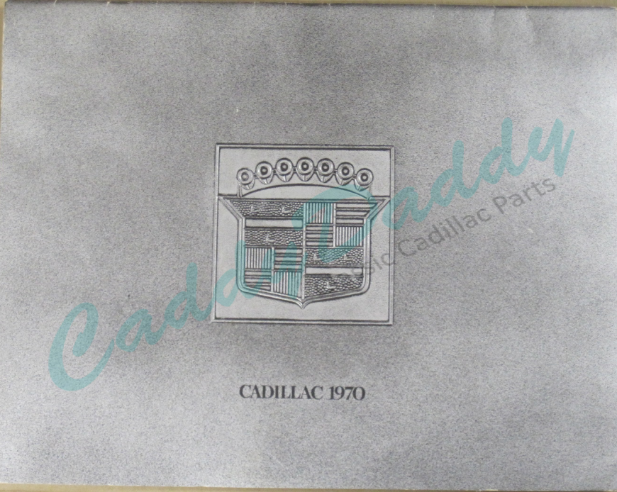 1970 Cadillac Prestige Sales Brochure NOS Free Shipping In The USA