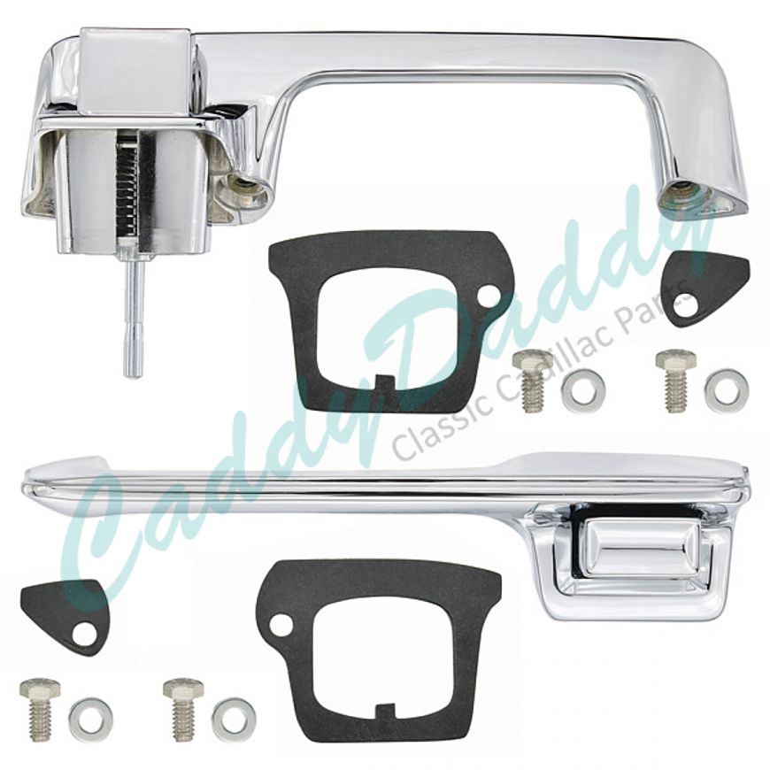 1967 1968 Cadillac (EXCEPT Eldorado) Exterior Door Handles 1 Pair REPRODUCTION Free Shipping In The USA