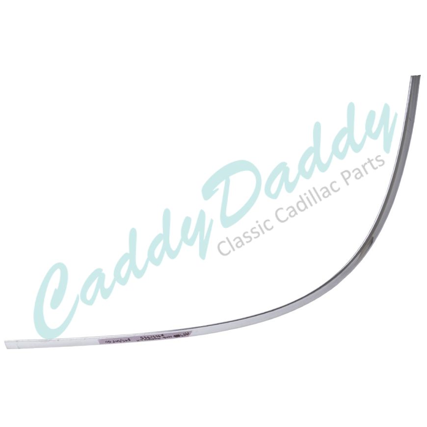 1959 1960 Cadillac Series 62 (See Details) Left Driver Side Front Lower Windshield Reveal Molding USED