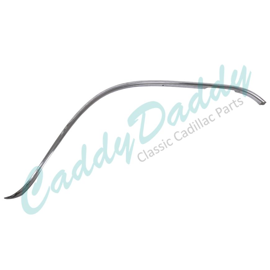 1960 Cadillac Right Passenger Side Front Wheel Well Molding (C Quality) USED