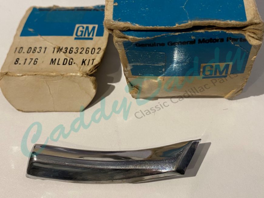 1965 Cadillac Eldorado & Fleetwood Left Fender Skirt Molding NOS Free Shipping In The USA 