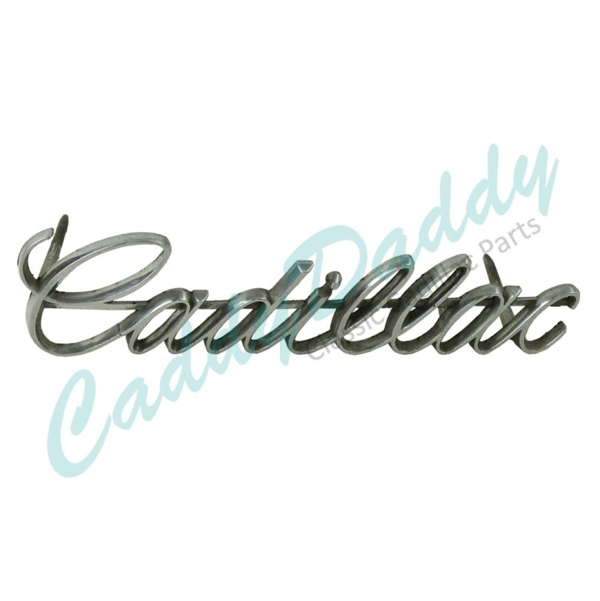 1968 1969 Cadillac (See Details) Grille Script Emblem USED Free Shipping In The USA