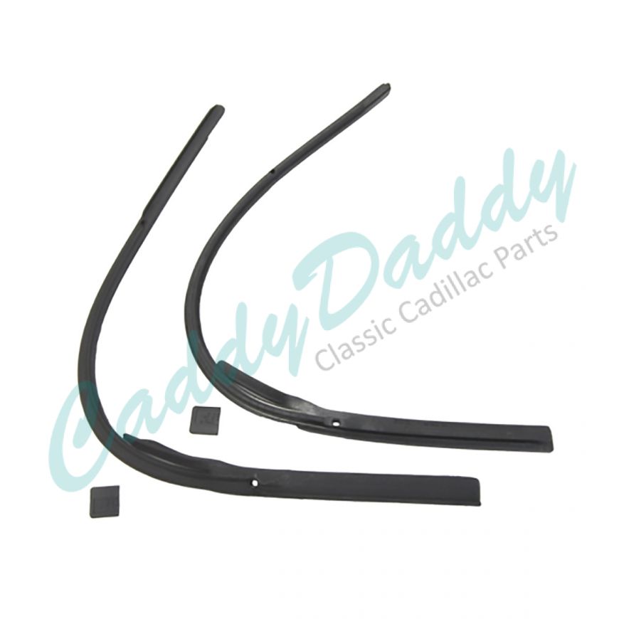 1936 1937 Cadillac Convertible (See Details) Front Vent Window Rubber Weatherstrips (4 Pieces) REPRODUCTION Free Shipping In The USA 