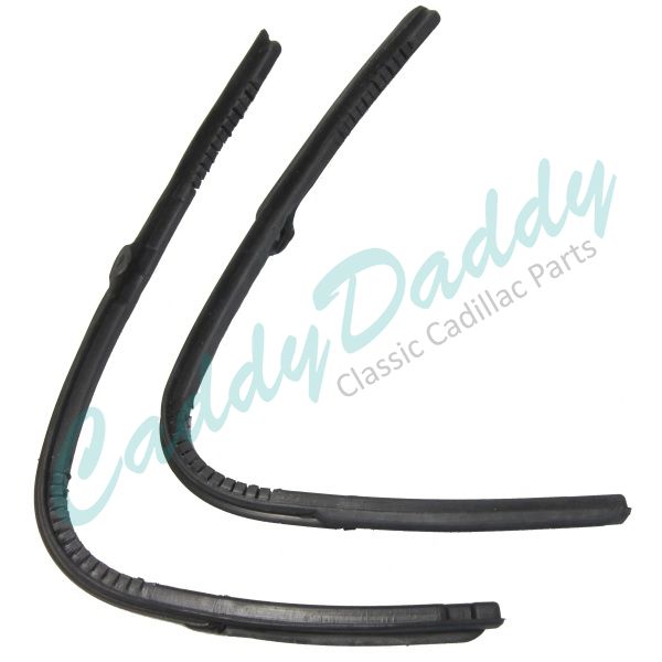 1938 1939 1940 Cadillac Series 90 and Series 75 Limousine Front Door Vent Window Rubber Weatherstrips 1 Pair REPRODUCTION Free Shipping In The USA