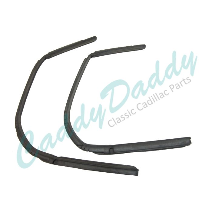 1934 1935 1936 1937 Cadillac (See Details) Front Door Vent Window Rubber Weatherstrips 1 Pair REPRODUCTION Free Shipping In The USA 
