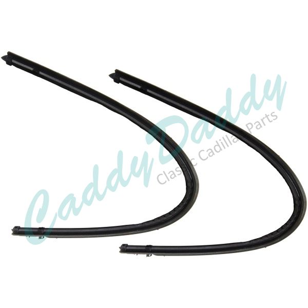 1942 1946 1947 Cadillac Series 62 and Series 60 Special Rear Door Vent Rubber Weatherstrips 1 Pair REPRODUCTION Free Shipping In The USA