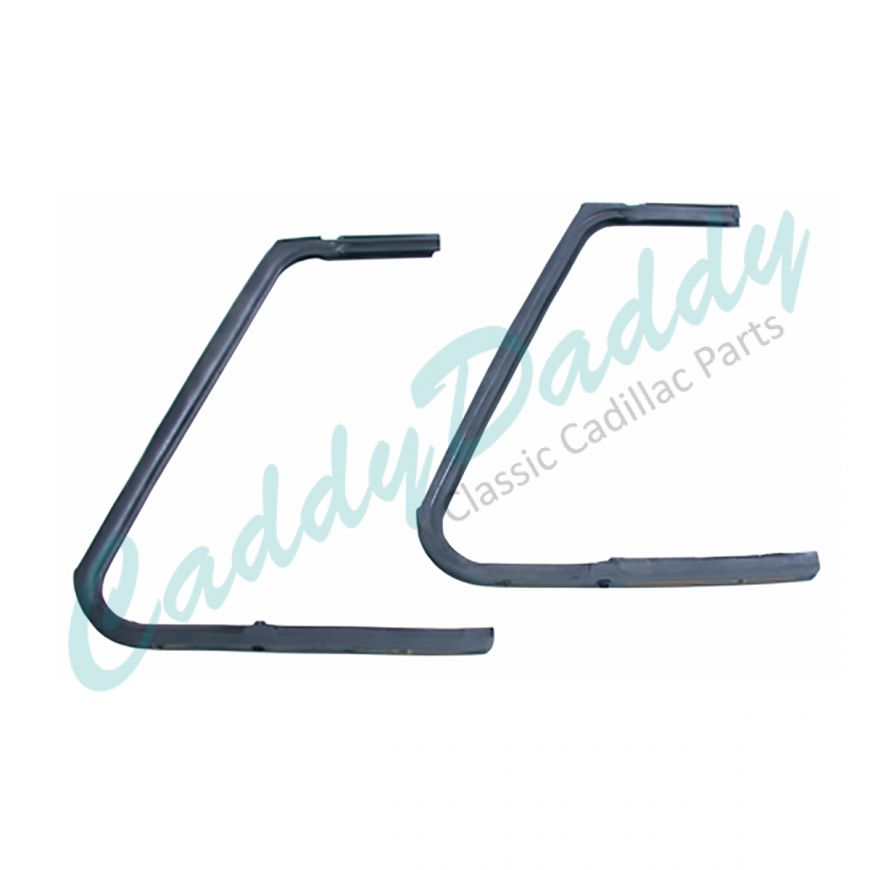 1957 1958 Cadillac 2-Door Models Front Door Vent Window Rubber Weatherstrips 1 Pair REPRODUCTION Free Shipping In The USA