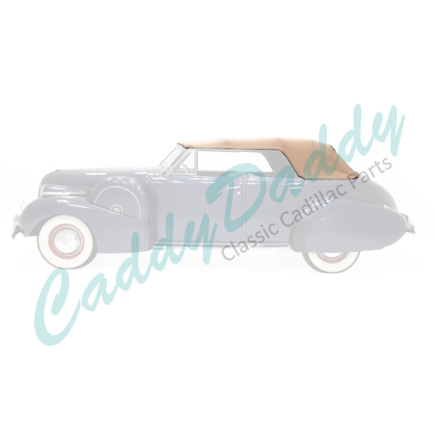 1939 1940 1941 Cadillac Series 62 and LaSalle Series 52 Convertible Stayfast Canvas Top And Pads REPRODUCTION Free Shipping In The USA