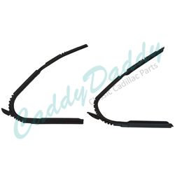 1939 1940 Cadillac (See Details) Front Vent Window Rubber Weatherstrips 1 Pair REPRODUCTION Free Shipping In The USA 