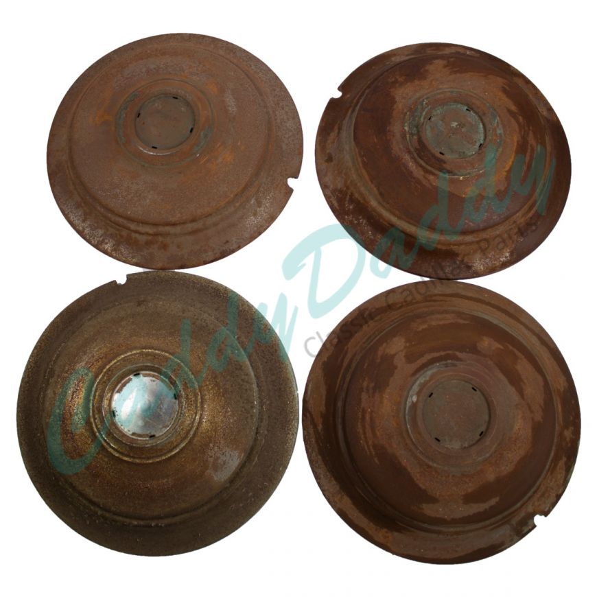 1940 Cadillac Wheel Cover Hub Cap Set (4 Pieces) USED