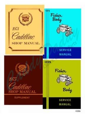 1974 1975 Cadillac All Models Service Manuals CD REPRODUCTION Free Shipping In The USA