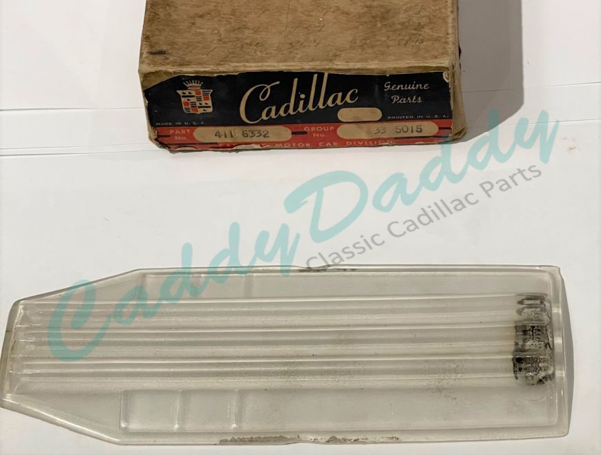1941 1942 1946 1947 1948 1949 1950 1951 1952 Cadillac (See Details) Interior Dome Lens NOS Free Shipping In The USA
