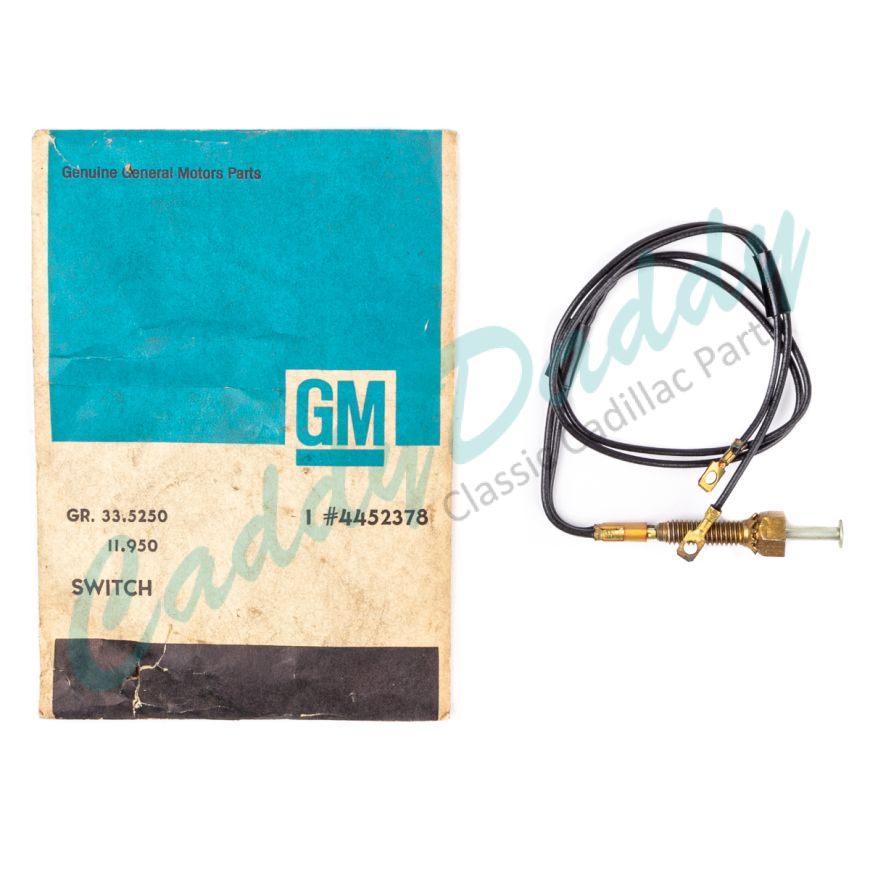 1964 Cadillac Series 62 4-Door Sedan Lower Rear Door Jamb Switch NOS Free Shipping In The USA