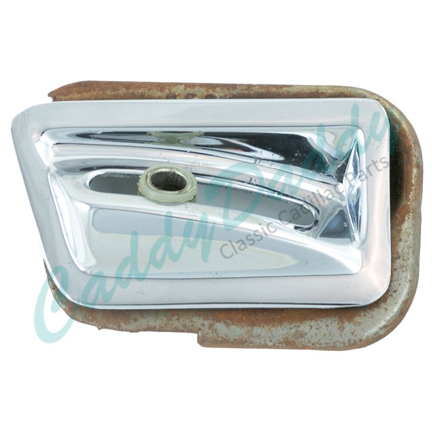 1961 1962 1963 1964 Cadillac (EXCEPT Series 75 Limousine) Exterior Left Driver Side Rear View Mirror Inner Escutcheon (Best Quality) USED Free Shipping In The USA