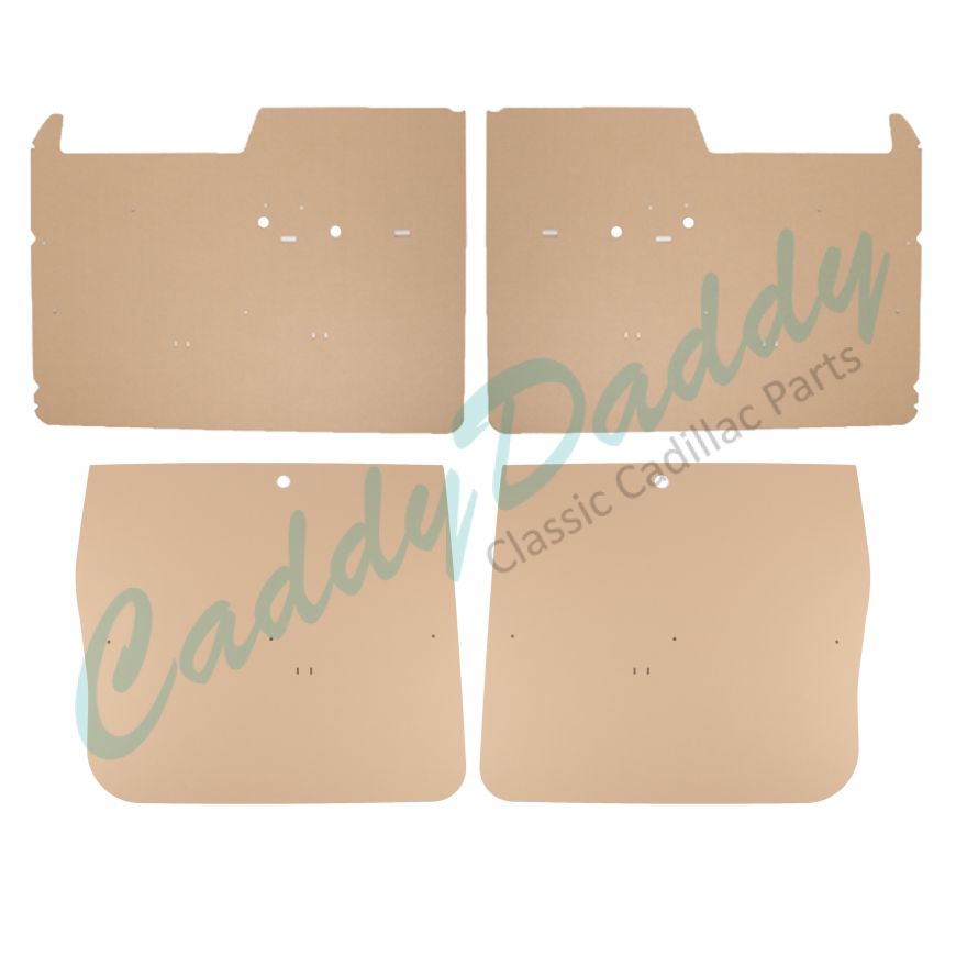 1950 Cadillac Series 75 Limousine Interior Door Panel Boards (4 Pieces) REPRODUCTION