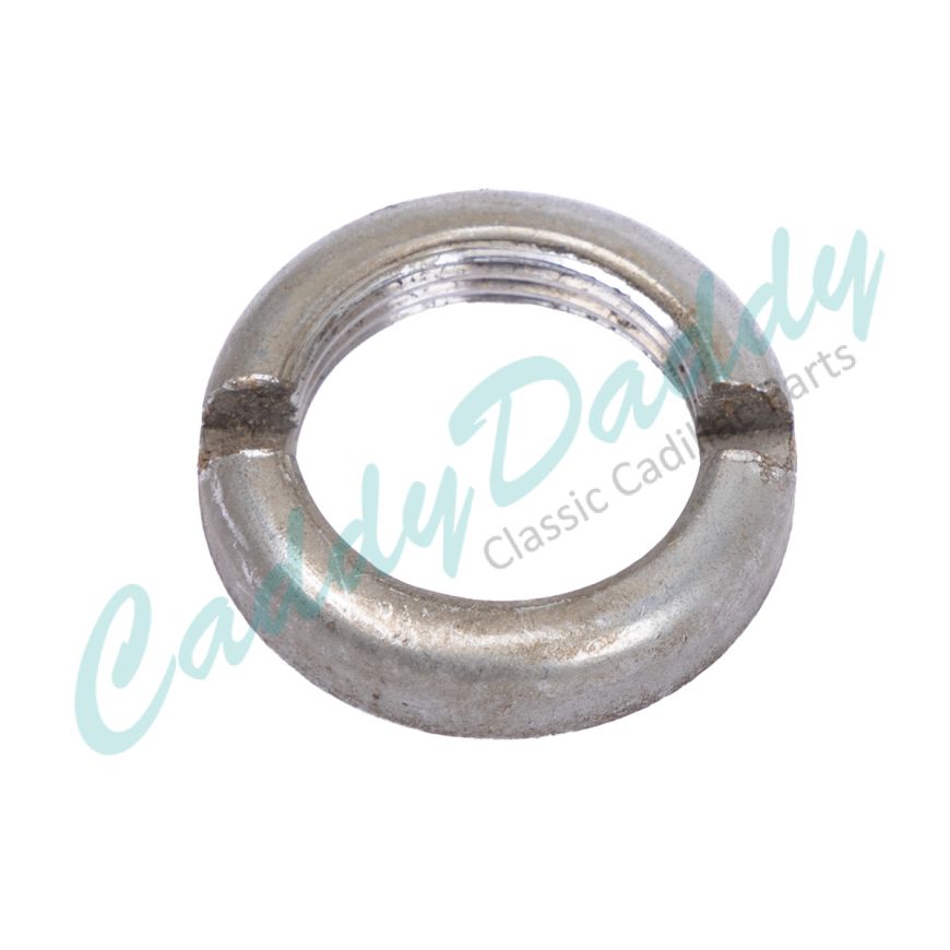 1957 1958 Cadillac Windshield Wiper Escutcheon Outer Slotted Chrome Nut (Smaller Size) USED Free Shipping In The USA