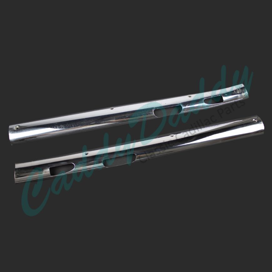 1959 1960 Cadillac (See Details) Chrome Inside Windshield Molding 1 Pair USED Free Shipping In The USA